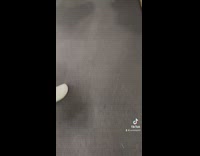 Guy lets out a fart while doing leg kick 