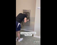 Water fountain recess 