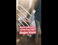 never mind only needed an index finger 