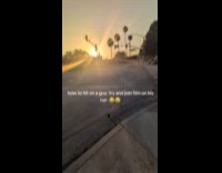 Woman suddenly turn and bumps into jogger