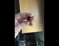 Wet double grape looks like a butt
