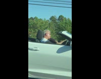 White car old man grandma single