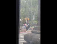 Spiderman guy hanging upside down falls pt. 2