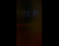 Woman films power outage at train station