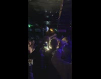 Man dances with a selfie video and a ring light