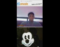 Guy dressed as mickey mouse goes on omegle