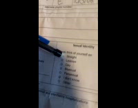 Collab BitchIG2 - Trying to pick sexual identity on paper colors all bubbles