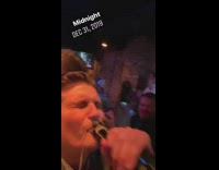 welcome to 2020 guy drinks champagne