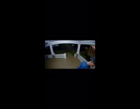 Guy tries to go to girlfriends house but door is locked cctv