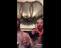 Girl chokes and spits up jelly straw