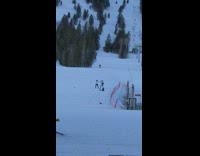 two people dance in show