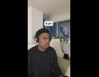 Guy waits for friend to go online 