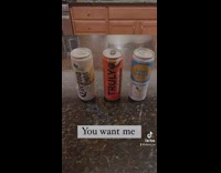 Dog helps mom choose drink 