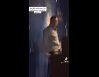 Collab BitchMP - Guy gestures at girlfriend waiting for bathroom 