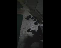 Dad made weak wooden table for weights