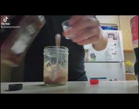 Guy makes jack and coke ice cream float 