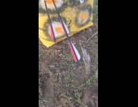 Man shows arrow goes inside another arrow