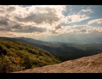 Time lapse view at the National Park
