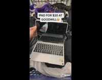 Collab BitchIG2 - Ipad laptop at goodwill for twenty dollars