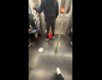 Passenger push alarm button argued with conductor 