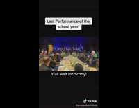 Kid sings solo part of song during choir