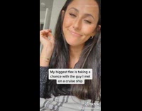 Girl biggest flex meets future husband cruise