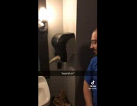 Collab BitchMP - Guys pulling paper towels out of automatic dispenser 