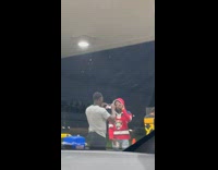 Collab IITW - Two men doing rap video at gasoline station