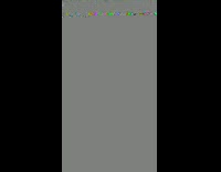 Guy blue yellow mask covers face sidewalk 