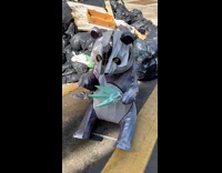 Fake panda found next to trash 