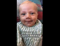 Innocent newborns turn into toddlers boy knife 