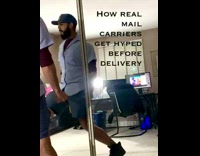 Man Dances to Show How Mailmen Prep for the Day 