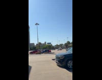 Woman sees car with left alone dog inside