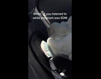 Baby feet wiggling to music 