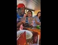 Collab VIBES - What guy at church picnic does at the table 