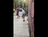 Collab WINY - Woman transporting plant on laundry cart part 1 