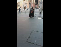 Darth Vader play electric guitar on street