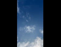 Submitter films timelapse of clouds