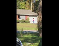 Girl dances in her driveway alone 