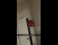 Collab Clips mpugc - Ceiling of room covered in red heart balloons