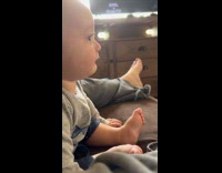 Collab Clips MPUGC - Baby tries to copy uncles growl 