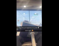 Man leaned and fell down with table