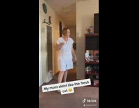 Mom Spanish doesnt like new haircut 