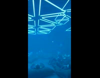 LED lamp quickly flash red blue light