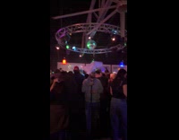 Man throws shirt landed on guys head