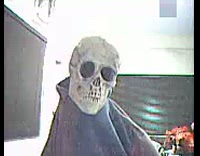 Skeleton sings a Spanish song and the head fell off