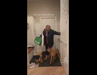 Mom acting like daughter skit 