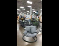 Guy hits ball in store and runs away 