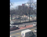 Person is passed out on bicycle lane 