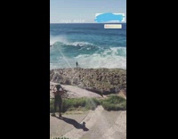 Collab Kook Of The Day - Guy gets knocked over by wave fail